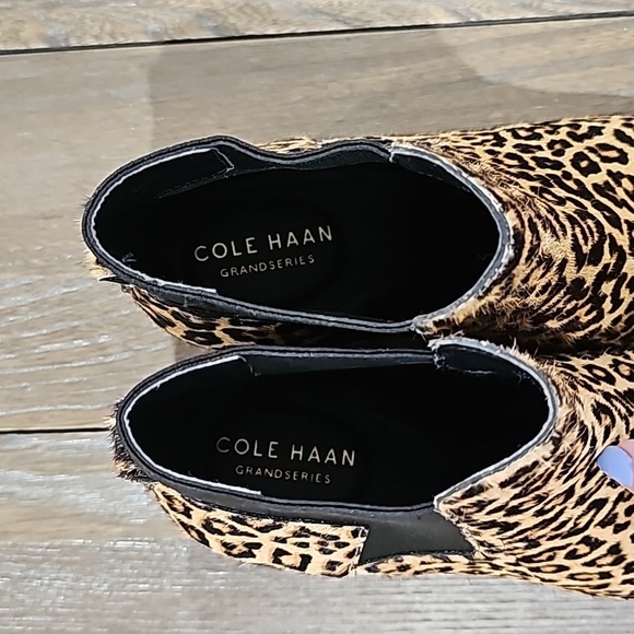 Cole Haan Gia Printed Haircalf Ankle Bootie Size 6.5 - Picture 14 of 17